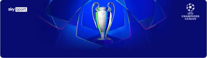 La coppa ufficiale UEFA Champions League è qui.